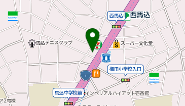 セブン銀行 ヨーク コンフォートマーケット西馬込店 共同出張所の地図画像
