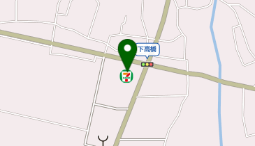 セブンイレブン 大刀洗下高橋店の地図画像