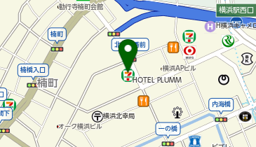 セブンイレブン 横浜北幸店の地図画像