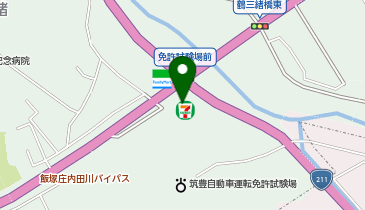 セブンイレブン 飯塚鶴三緒店の地図画像