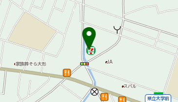 セブンイレブン 新潟海老ケ瀬店の地図画像