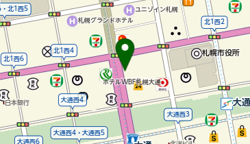 セブン銀行 東京スター銀行 札幌支店ファイナンシャル・ラウンジ 共同出張所の地図画像