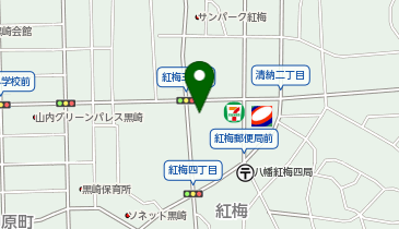 セブンイレブン 八幡清納店の地図画像