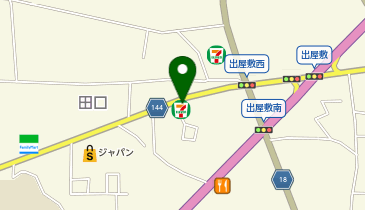 セブンイレブン 枚方田口4丁目店の地図画像