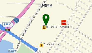 セブン銀行 ガーデンモール木津川 共同出張所の地図画像