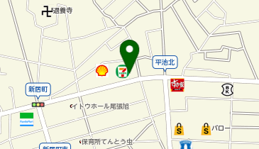 セブンイレブン 尾張旭新居町店の地図画像