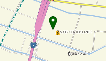 セブン銀行 スーパーセンタープラント 川北店 共同出張所の地図画像