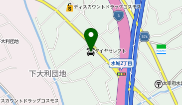 セブンイレブン 太宰府水城店の地図画像