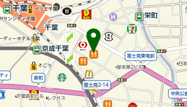 セブン銀行 東京スター銀行 千葉支店ファイナンシャル・ラウンジ 共同出張所の地図画像