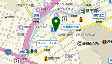 セブンイレブン DR沖縄県庁前ロイネット店の地図画像