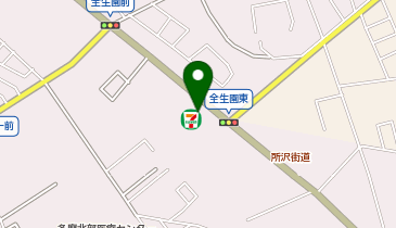 セブンイレブン 東村山青葉町1丁目店の地図画像