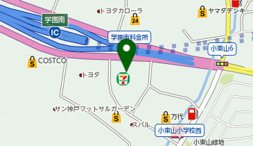 セブンイレブン 神戸学園南インター店の地図画像