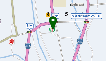 セブンイレブン 東城川東店の地図画像