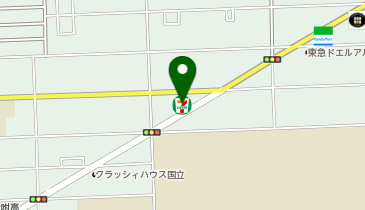 セブンイレブン 国立中店の地図画像