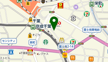セブンイレブン 千葉ラ・ピエール通り店の地図画像