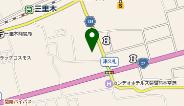 セブンイレブン 菊陽三里木店の地図画像