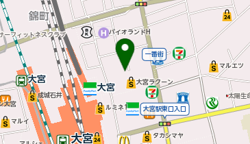 セブンイレブン 大宮一番街店の地図画像