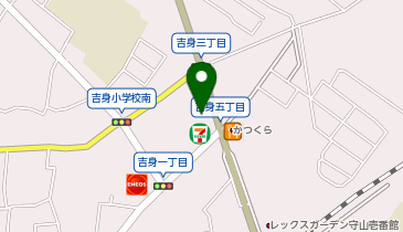 セブンイレブン 守山吉身5丁目店の地図画像