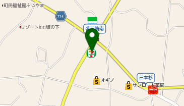 セブンイレブン 河口湖大橋南店の地図画像