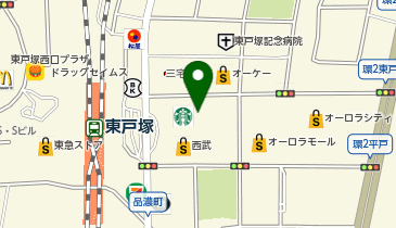 セブンイレブン 東戸塚西武S.C店の地図画像