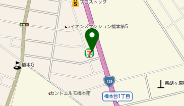 セブンイレブン 相模原橋本台1丁目店の地図画像