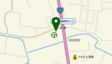 セブンイレブン 北上村崎野店の地図画像