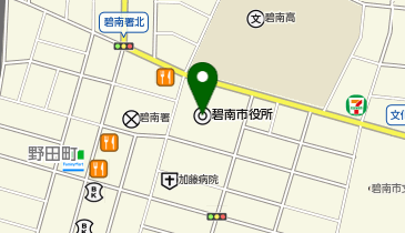 セブン銀行 愛知県信組 碧南市役所 共同出張所の地図画像