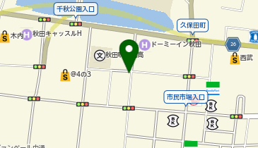 セブンイレブン 秋田仲小路店の地図画像