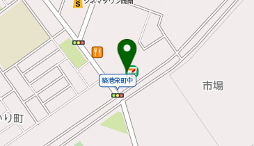 セブンイレブン 岡山築港栄町店の地図画像
