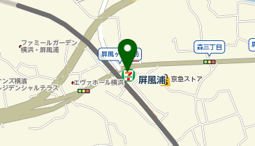 セブンイレブン 屏風ケ浦駅前店の地図画像