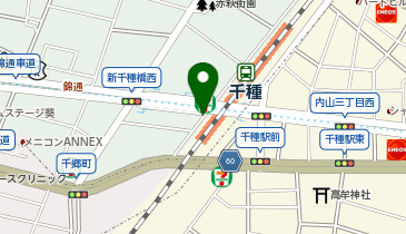 セブン銀行 名古屋市営地下鉄 東山線 千種駅 共同出張所の地図画像