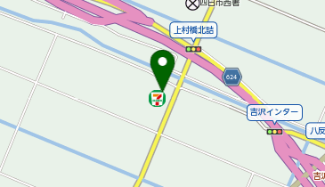 セブンイレブン 菰野町吉澤店の地図画像