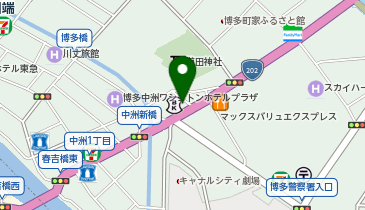 セブンイレブン 博多上川端町店の地図画像