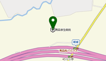 セブン銀行 青森厚生病院 共同出張所の地図画像