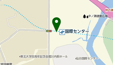 セブン銀行 仙台市地下鉄 東西線 国際センター駅 共同出張所の地図画像