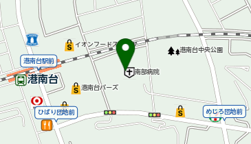 セブンイレブン KOYO済生会横浜市南部病院店の地図画像