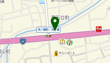 セブンイレブン 高知神田川橋店の地図画像