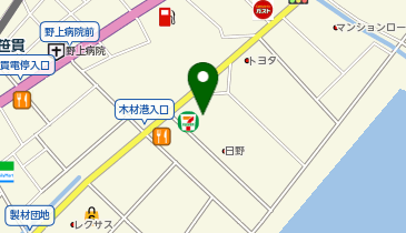 セブンイレブン 産業道路宇宿店の地図画像