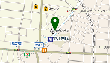 セブン銀行 Osaka Metro 谷町線 野江内代駅 共同出張所の地図画像