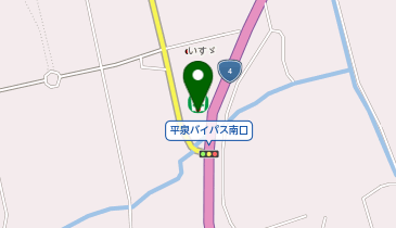 セブンイレブン 平泉バイパス店の地図画像