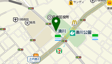 セブン銀行 神戸電鉄 湊川駅 共同出張所の地図画像