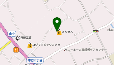 セブン銀行 とりせん北本店 共同出張所の地図画像