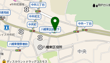 セブンイレブン 八幡中央町店の地図画像