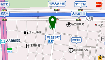 セブンイレブン 名古屋大須2丁目店の地図画像