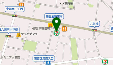 セブンイレブン 江戸川中葛西3丁目北店の地図画像