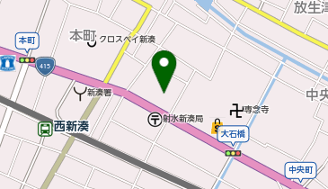 セブンイレブン 射水新湊郵便局前店の地図画像