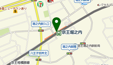 セブンイレブン 京王堀之内駅店の地図画像