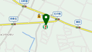 セブンイレブン 甘木来春大通り店の地図画像