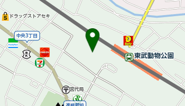 セブン銀行 東武ストア東武動物公園駅前店 共同出張所の地図画像