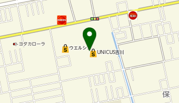 セブン銀行 ウニクス 吉川 共同出張所の地図画像